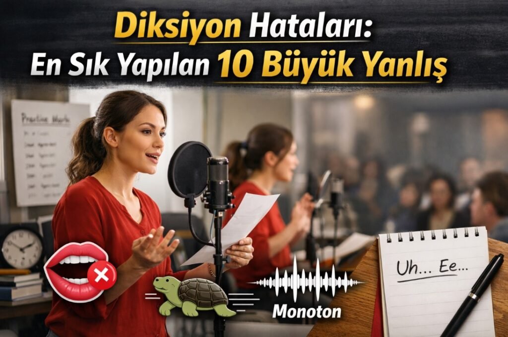 diksiyon hataları en sık yapılan konuşma yanlışları ve diksiyon eğitimi