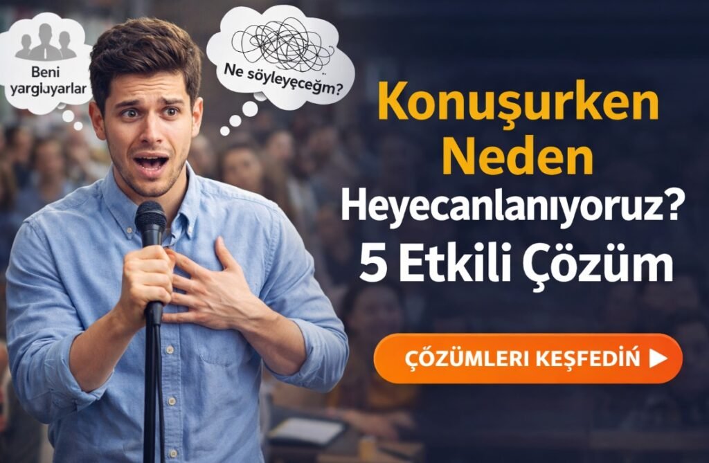 Konuşurken neden heyecanlanıyoruz, diksiyon eğitimi ve çözüm yolları