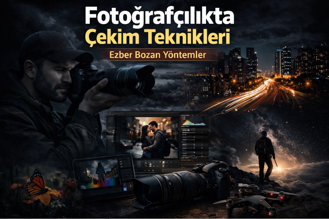 fotoğrafçılıkta çekim teknikleri gece çekimi uzun pozlama ışık izleri örneği